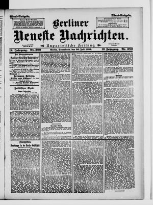 Berliner Neueste Nachrichten vom 30.07.1892