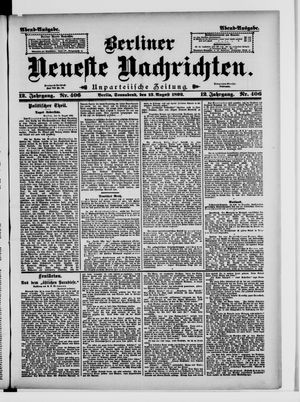 Berliner Neueste Nachrichten vom 13.08.1892