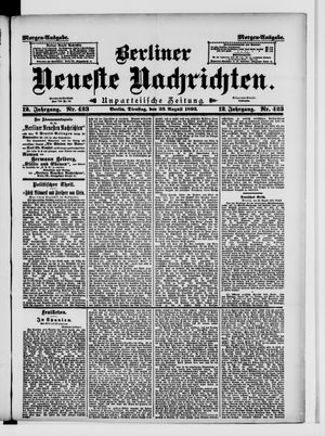 Berliner Neueste Nachrichten vom 23.08.1892