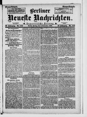 Berliner Neueste Nachrichten vom 02.09.1892