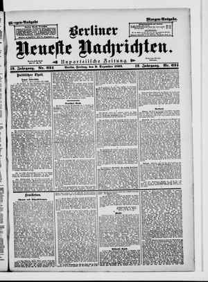 Berliner Neueste Nachrichten vom 09.12.1892