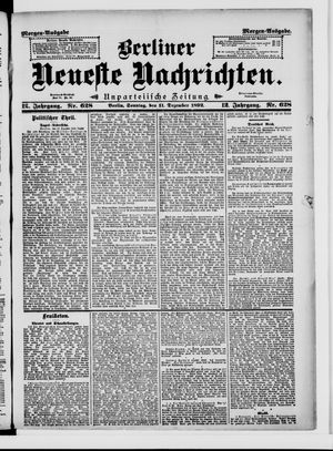 Berliner Neueste Nachrichten vom 11.12.1892