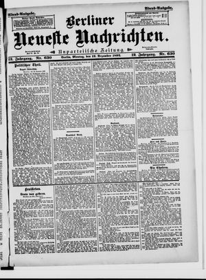 Berliner Neueste Nachrichten vom 12.12.1892