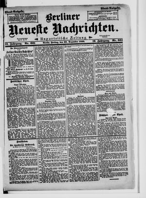 Berliner Neueste Nachrichten vom 30.12.1892