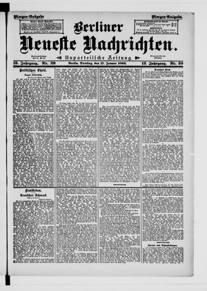 Berliner Neueste Nachrichten vom 17.01.1893