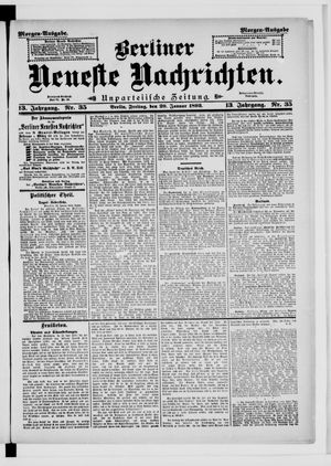 Berliner neueste Nachrichten vom 20.01.1893