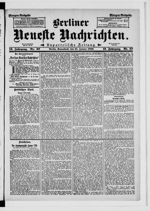 Berliner neueste Nachrichten vom 21.01.1893