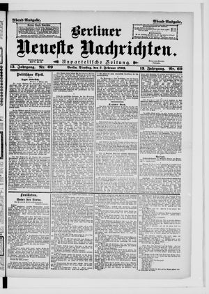 Berliner Neueste Nachrichten on Feb 7, 1893