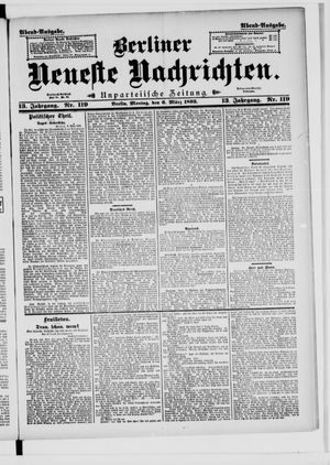 Berliner neueste Nachrichten vom 06.03.1893