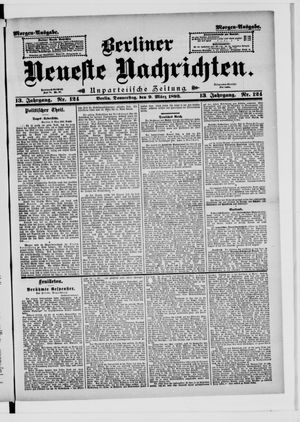 Berliner neueste Nachrichten vom 09.03.1893
