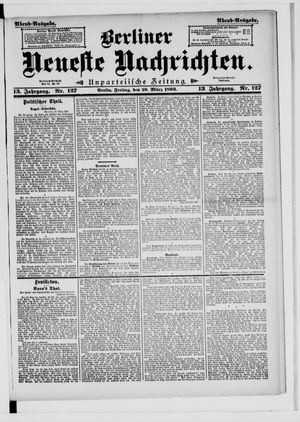Berliner neueste Nachrichten vom 10.03.1893