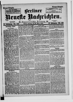 Berliner neueste Nachrichten vom 12.03.1893