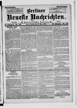 Berliner neueste Nachrichten vom 17.03.1893