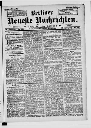 Berliner neueste Nachrichten vom 30.03.1893