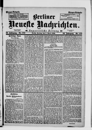 Berliner neueste Nachrichten on Apr 7, 1893