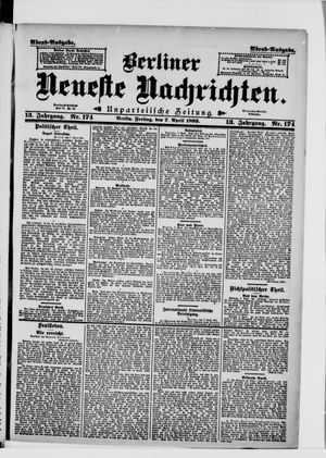 Berliner neueste Nachrichten on Apr 7, 1893