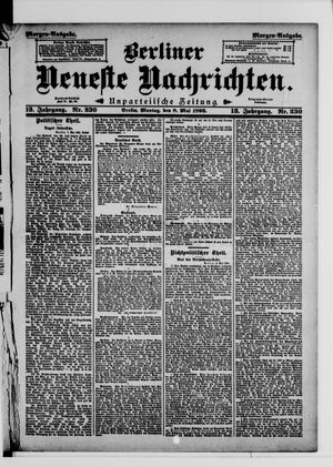 Berliner neueste Nachrichten vom 08.05.1893