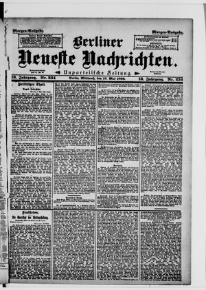 Berliner Neueste Nachrichten vom 10.05.1893