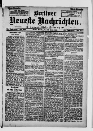 Berliner Neueste Nachrichten vom 16.05.1893