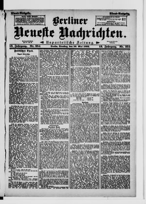 Berliner Neueste Nachrichten on May 23, 1893