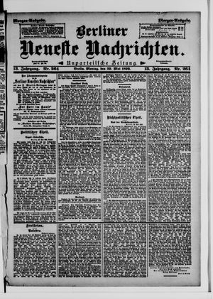 Berliner Neueste Nachrichten vom 29.05.1893