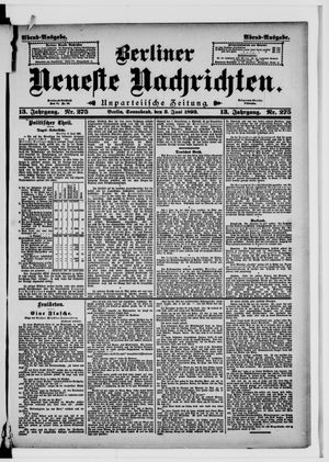 Berliner neueste Nachrichten vom 03.06.1893