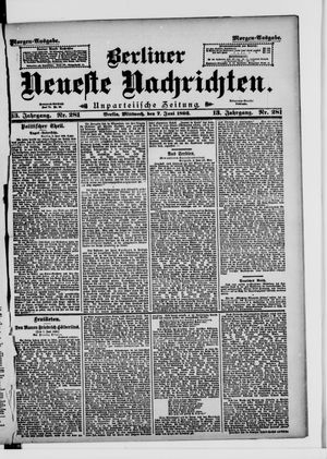 Berliner neueste Nachrichten vom 07.06.1893