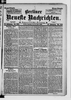Berliner Neueste Nachrichten on Jun 18, 1893