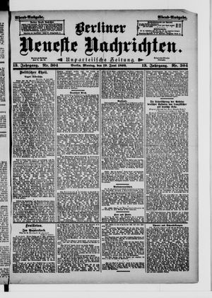 Berliner Neueste Nachrichten vom 19.06.1893