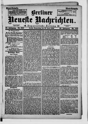 Berliner Neueste Nachrichten on Jun 22, 1893
