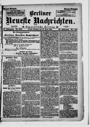 Berliner Neueste Nachrichten on Jun 27, 1893