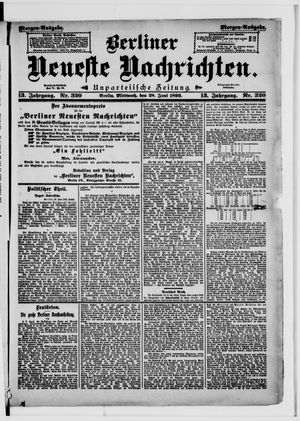 Berliner Neueste Nachrichten vom 28.06.1893