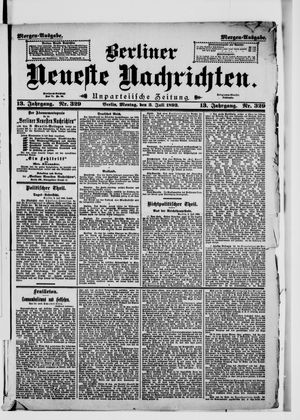 Berliner Neueste Nachrichten vom 03.07.1893