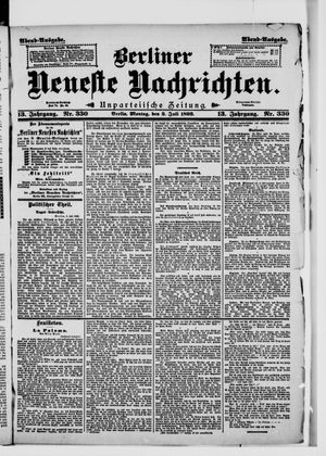 Berliner Neueste Nachrichten vom 03.07.1893