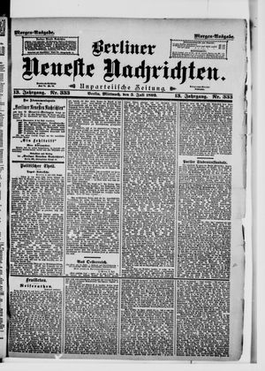 Berliner Neueste Nachrichten on Jul 5, 1893