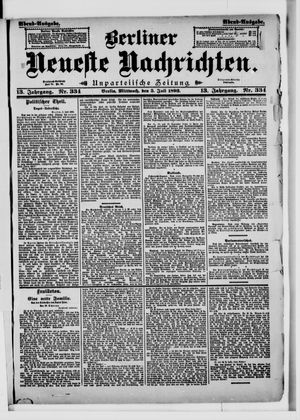 Berliner Neueste Nachrichten vom 05.07.1893