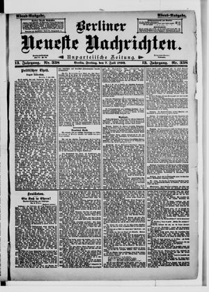 Berliner Neueste Nachrichten vom 07.07.1893