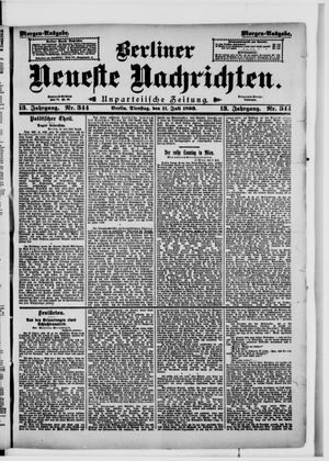 Berliner Neueste Nachrichten on Jul 11, 1893