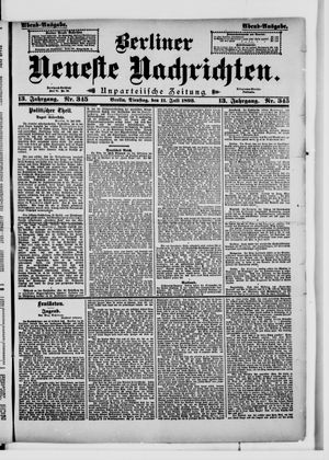 Berliner Neueste Nachrichten on Jul 11, 1893