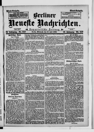 Berliner Neueste Nachrichten vom 12.07.1893