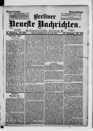 Berliner Neueste Nachrichten vom 15.07.1893