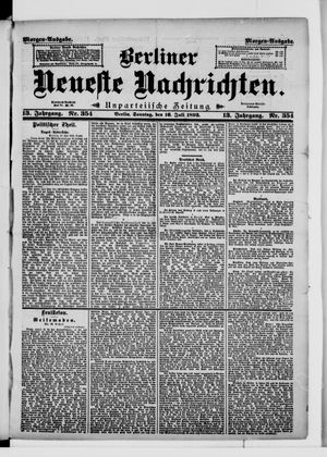 Berliner neueste Nachrichten vom 16.07.1893
