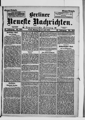 Berliner Neueste Nachrichten on Jul 17, 1893