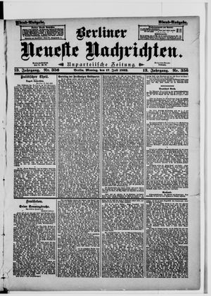 Berliner Neueste Nachrichten on Jul 17, 1893