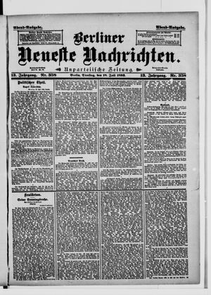 Berliner Neueste Nachrichten vom 18.07.1893