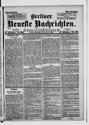 Berliner Neueste Nachrichten vom 19.07.1893