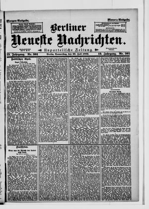 Berliner Neueste Nachrichten on Jul 20, 1893
