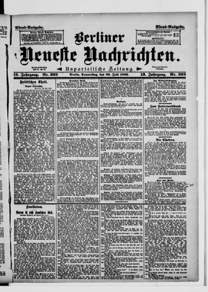 Berliner Neueste Nachrichten vom 20.07.1893