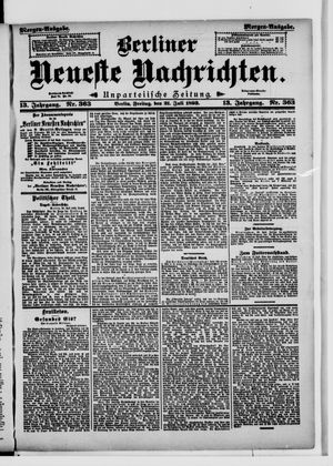 Berliner neueste Nachrichten vom 21.07.1893
