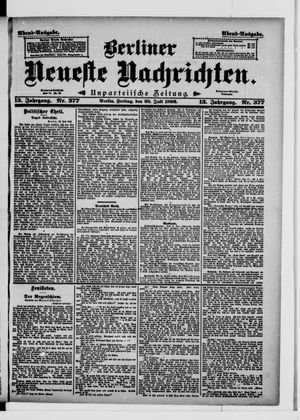Berliner Neueste Nachrichten vom 28.07.1893